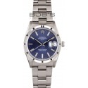 Rolex Date Stainless Steel Blue Dial 15010 JW1722