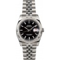 Rolex Datejust 116234 Black Dial Steel Jubilee JW1761