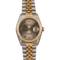 Rolex Datejust 16233 Two Tone with Rhodium Dial JW1886