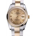 Rolex Datejust Stainless Steel And Gold Case Gold Dial 622265