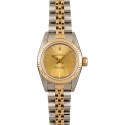 Rolex Ladies 67193 Oyster Perpetual Champagne Dial JW0454