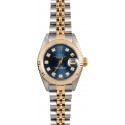 Rolex Ladies Datejust 69173 Blue Diamond JW0472