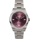 Rolex Oyster Perpetual 39MM Ref 114300 Red Grape JW2254
