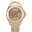 Rolex Yacht Master Gold Tachymeter Gold Dial 98232