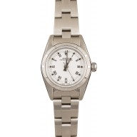 Best 1:1 Ladies Rolex Oyster Perpetual 76030 White Roman JW0343
