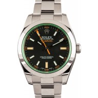 Fake Rolex Milgauss Green Anniversary 116400V JW2214