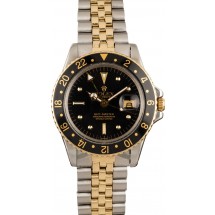 129072 Vintage Rolex GMT-Master 1675 Black Nipple Dial JW0005