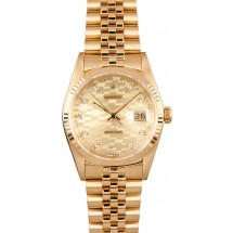 Best Quality Men's Rolex DateJust Gold 16018 JW0701