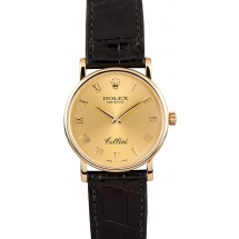 Best Rolex Men's Cellini 18K Yellow Gold 5115 JW2198