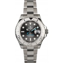 Copy Rolex Yacht-Master 116622 Dark Rhodium Luminous Dial JW2565