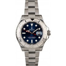 Factory Stickered Rolex Yacht-Master 116622 Blue Dial JW0216