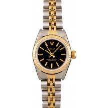 Fake Ladies Rolex Oyster Perpetual 67193 100% Authentic JW0339