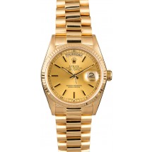 Imitation AAAAA Rolex President 18038 Yellow Gold Day-Date JW2309