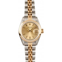 Imitation Ladies Rolex Oyster Perpetual 69163 Champage JW0341