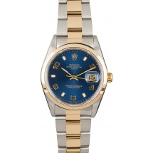 Imitation Rolex Date 15203 Blue Arabic Dial JW1704