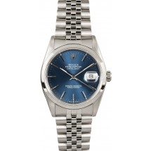 Imitation Rolex Datejust 16200 Blue 100% Authentic JW1862