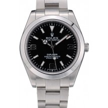 Imitation Rolex Explorer Stainless Steel Bezel Black Dial 41984