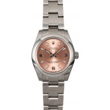 Luxury Replica Midsize Rolex Oyster Perpetual 177200 Pink Dial JW0393