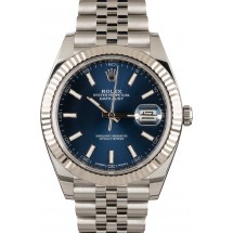 Luxury Rolex Datejust 41 Ref 126334 Steel Jubilee Blue Dial JW1914