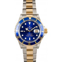 Luxury Rolex Submariner Blue 16613 Two Tone JW2483