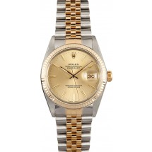 Men's Two Tone Rolex Datejust 16013 JW0753