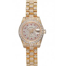 Replica 1:1 Swiss Rolex DateJust Diamond Dial Gold 622024