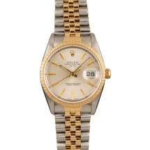 Replica Men's Rolex Oyster Perpetual Date Stainless Steel & Gold 15223 JW0720