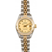 Replica Rolex Ladies Datejust 69173 Champagne Roman Dial JW0474