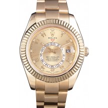 Replica Rolex Sky Dweller Oyster Perpetual Special Edition 2012 Yellow Gold 80243