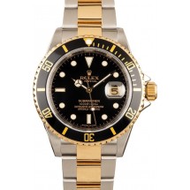 Replica Rolex Submariner 16613 Black Luminous Dial JW2446