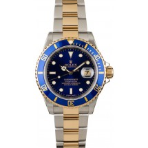 Replica Rolex Submariner 16613T Blue Dial Two Tone JW2456