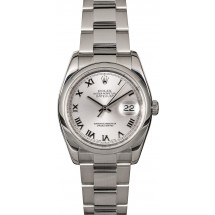 Rolex Datejust 116200 Rhodium Roman Dial JW1735