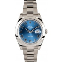 Rolex Datejust 116300 Blue Roman Dial JW1790