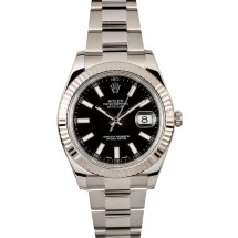 Rolex Datejust 116334 Black Index Dial JW1798