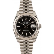 Rolex Datejust 126334 Black Dial Steel Jubilee JW1816