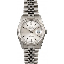 Rolex Datejust 16234 Silver Dial Steel Jubilee JW1896