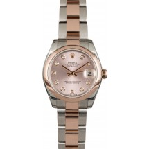 Rolex Datejust 178241 Two Tone Everose Rose Dial JW0411