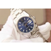 Rolex DateJust 36mm 116200 Polished Bezel Blue Dial 904L Bracelet WJ01086
