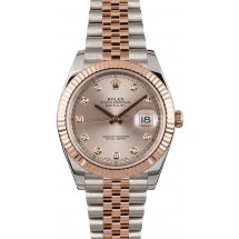 Rolex Datejust 41 Ref 126331 Sundust Diamond Dial JW1910