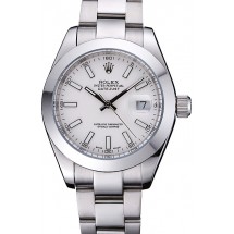 Rolex Datejust Stainless Steel Case White Dial 622266