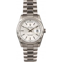 Rolex Day-Date 118239 White Gold President Band JW2000