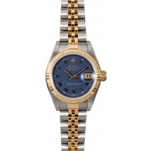 Rolex Ladies Datejust 79173 Blue Roman Dial JW0483