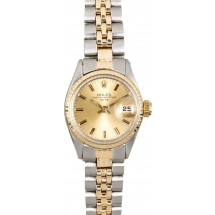 Vintage Ladies Rolex Date 6517 Two-Tone JW0637