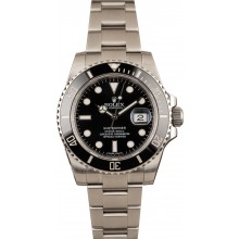 Fake Rolex Submariner Ceramic Model 116610, Black Dial JW2487