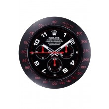 Imitation Rolex Daytona Cosmograph Wall Clock Black-Red 621908