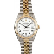 Knockoff Best Rolex Datejust 16013 White Dial JW1838