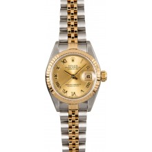 Ladies Rolex Datejust 79173 Champagne Roman JW0313