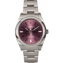 Luxury Rolex Oyster Perpetual 39MM 114300 Red Grape JW2252