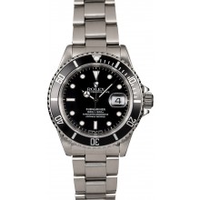 Men's Rolex Submariner 16610 Steel Oyster Band JW0740