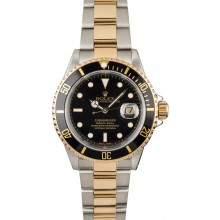 Men's Rolex Submariner 16613 Two Tone Watch JW0743